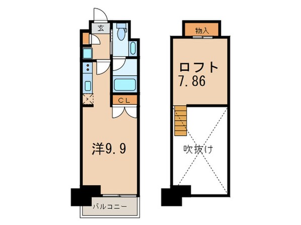 カナルフロント芝浦の物件間取画像